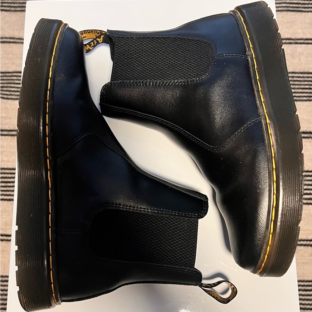 Women size 8/mens 7 black Doc Martens Dorian boots.